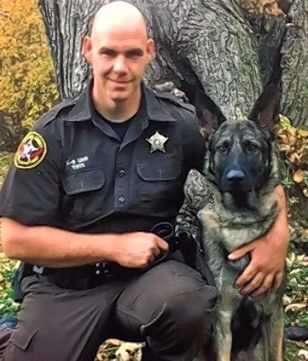 Deputy Terry Tifft and K9 Riggs